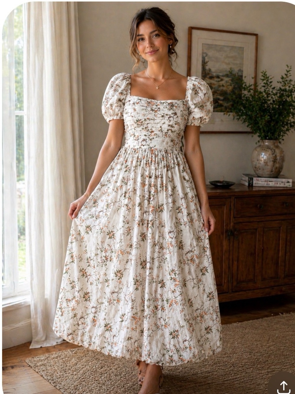 Abercrombie Emerson poplin midi dress
